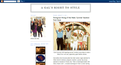 Desktop Screenshot of galsright2style.blogspot.com