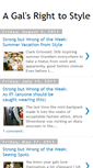 Mobile Screenshot of galsright2style.blogspot.com