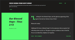 Desktop Screenshot of freshrhema.blogspot.com