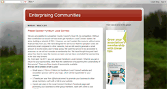 Desktop Screenshot of enterprisingcommunities.blogspot.com