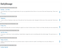 Tablet Screenshot of mydailydosage.blogspot.com