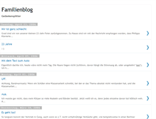 Tablet Screenshot of familienblog.blogspot.com