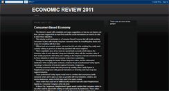 Desktop Screenshot of economicreview2011.blogspot.com