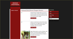 Desktop Screenshot of highlyindonesia.blogspot.com