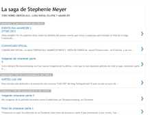 Tablet Screenshot of la-saga-de-stephenimeyer.blogspot.com