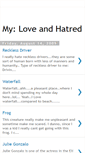 Mobile Screenshot of mylovehatred.blogspot.com
