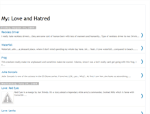 Tablet Screenshot of mylovehatred.blogspot.com