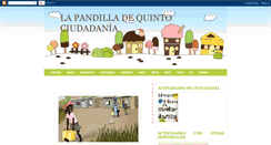 Desktop Screenshot of lapandilladequintociudadania.blogspot.com