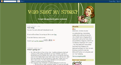 Desktop Screenshot of damnthatstork.blogspot.com