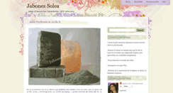 Desktop Screenshot of jabonesolea.blogspot.com