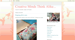 Desktop Screenshot of creativemindsthinkalike.blogspot.com