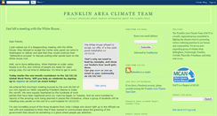 Desktop Screenshot of franklinareaclimateteam.blogspot.com