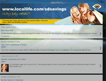 Tablet Screenshot of locallifesd.blogspot.com