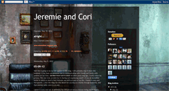 Desktop Screenshot of jeremieandcori.blogspot.com