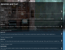 Tablet Screenshot of jeremieandcori.blogspot.com