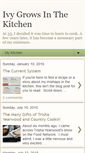 Mobile Screenshot of ivygrowsinthekitchen.blogspot.com