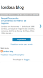 Mobile Screenshot of lordosa.blogspot.com