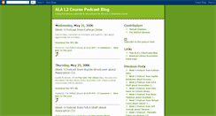 Desktop Screenshot of alal2coursepodcasts.blogspot.com