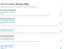 Tablet Screenshot of alal2coursepodcasts.blogspot.com