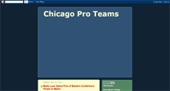 Desktop Screenshot of chicagoproteams.blogspot.com
