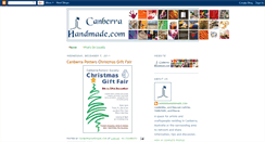 Desktop Screenshot of canberrahandmade.blogspot.com