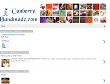 Tablet Screenshot of canberrahandmade.blogspot.com
