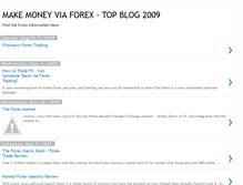 Tablet Screenshot of moneyviaforex.blogspot.com