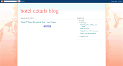 Desktop Screenshot of hotelsdetails52.blogspot.com