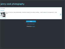 Tablet Screenshot of jennycookphotography.blogspot.com