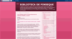 Desktop Screenshot of bibliotecadepinseque.blogspot.com