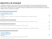 Tablet Screenshot of bibliotecadepinseque.blogspot.com