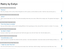 Tablet Screenshot of poetrybyevelyn.blogspot.com