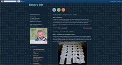 Desktop Screenshot of ethansgift.blogspot.com