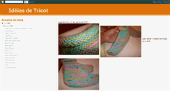 Desktop Screenshot of ideiasdetricot.blogspot.com