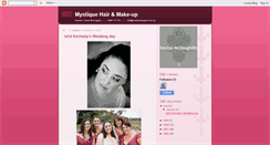 Desktop Screenshot of mystiquemakeup.blogspot.com