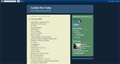 Desktop Screenshot of cumbiaparatodos1053fm.blogspot.com