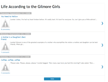 Tablet Screenshot of gilmoregirllife.blogspot.com