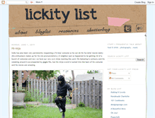 Tablet Screenshot of lickitylist.blogspot.com