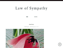 Tablet Screenshot of lawofsympathy.blogspot.com