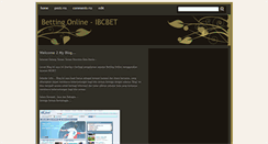 Desktop Screenshot of betting-ibcbet.blogspot.com