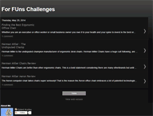 Tablet Screenshot of forfunchallenges.blogspot.com