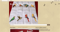 Desktop Screenshot of kalucatextildesign.blogspot.com
