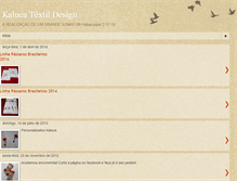 Tablet Screenshot of kalucatextildesign.blogspot.com
