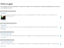 Tablet Screenshot of chrisisgaar.blogspot.com