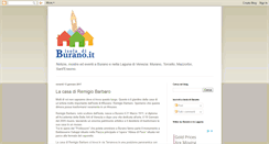 Desktop Screenshot of isoladiburano.blogspot.com