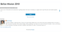 Tablet Screenshot of belizemission2010.blogspot.com