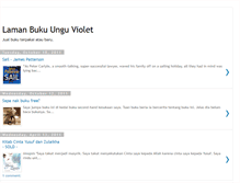 Tablet Screenshot of bukuunguviolet.blogspot.com