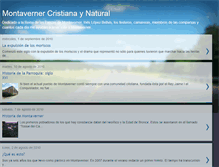 Tablet Screenshot of montavernercristianaynatural.blogspot.com