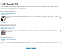 Tablet Screenshot of funkycanvasart.blogspot.com