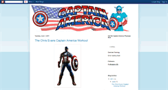 Desktop Screenshot of chrisevanscaptainamericaworkout.blogspot.com